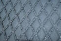 ALM Material imitatie piele interior auto covorase tavita portbagaj Negru cusatura Neagra (ALM 02NN)