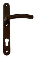 Hoppe Maner usa termopan, Hoppe Lima, exterior, 92 x 30 mm, material aluminiu, culoare maro RAL8707
