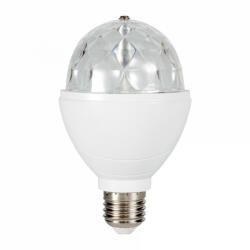 Somogyi Elektronic DL 4/27 Diszkó lámpa, forgó RGB LED, 3W (DL 4/27)