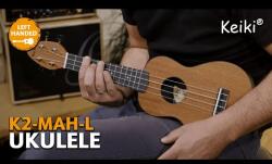Ortega Guitars KEIKI K2 Soprano ukulele balkezes Set