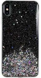 Wozinsky Husa Wozinsky, Star Glitter Shining, iPhone 12/12 Pro, Negru