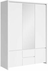 Black Red White Трикрилен гардероб kaspian szf5d2s бял