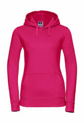 Russell Női kapucnis hosszú ujjú pulóver Russell Europe Ladies' Authentic Hooded Sweat L, Fuchsia