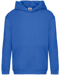 Fruit of the Loom Gyerek Pulóver Kapucnis Hosszú ujjú Fruit of the Loom Premium Hooded Sweat Kids - 140 (9-11), Királykék