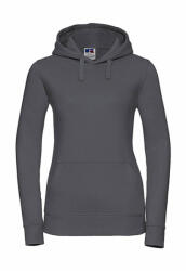 Russell Női kapucnis hosszú ujjú pulóver Russell Europe Ladies' Authentic Hooded Sweat L, Konvoj szürke