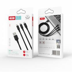 XO (Simple) USB кабел за зареждане 3 in 1 XO-NB173 Mico+Lightning+Type-C