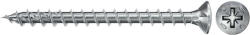 Fischer FPF II RZF 4.0 x 30 BC 500 süllyesztett lencsefejű, kékre horganyzott, végigmenetes forgácslapcsavar, PZ behajtással, 500 db/csomag (670249)