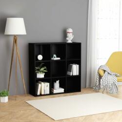 vidaXL Bibliotecă, negru, 98 x 30 x 98 cm, PAL (801126) Biblioteca