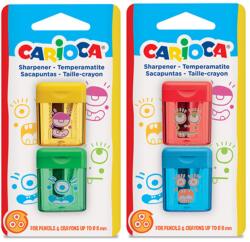 CARIOCA Monster műanyag tartályos hegyező 2db-os szett - Carioca (42097C) - innotechshop