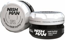 NishMan Fibre Cream Pomade F1 Ceara de par lucioasa 100 ml