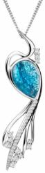 Preciosa Pandantiv albastru din argint cu cristal ceh Preciosa Heron Ines 6109 29