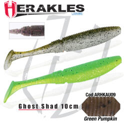 Herakles GHOST SHAD 10cm GREEN PUMPKIN