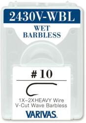 VARIVAS CARLIGE FLY 2430V-WBL WET V-CUT 1x 2x Heavy NR 10 Barbless