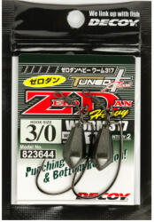 Decoy CARLIGE OFFSET DECOY WORM 317 ZERO-DAN LESTAT HEAVY NR. 4/0 14gr