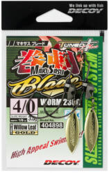 Decoy CARLIGE OFFSET DECOY WORM 230G MAKISAGU BLADE GOLD LESTAT NR. 1 1.8gr