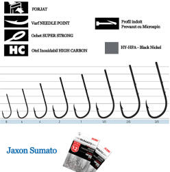 JAXON CARLIGE SUMATO BAITHOLDER NR 2/0 negru - crfishing - 7,50 RON