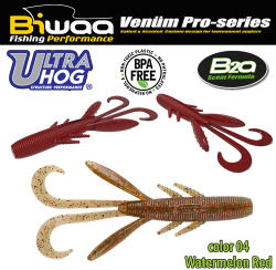 Biwaa SHAD ULTRA HOG 3 7.5cm 04 Watermelon Red