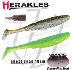 Herakles GHOST SHAD 10cm SMOKE / PINK SHAD