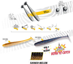 Herakles SHAD SHAD-OW105 4.2 10.5cm Shiner Melon
