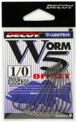 Decoy Carlige Offset Decoy Worm 5 Nr. 3/0