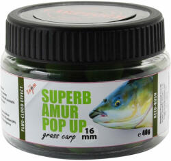 Carp Zoom POP UPS SUPERB AMUR-GRASS CARP 40gr 16mm Red Rush