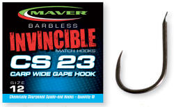 Maver Carlige Seria Invincible Cs23 Carp Wide Gape Nr 18 F/barbeta