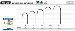 Decoy Carlige Decoy Worm Kr29 Round Fine Nr. 1