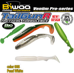 Biwaa SHAD TAILGUNR SWIMBAIT 5.5 14cm 008 Pearl White