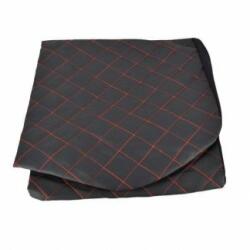 ALM Huse ALM textil - piele romburi negru-rosu Dacia Sandero Stepway 2013-2020 fractionate (ALM SAND II N-R FR 2)