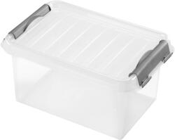 HEIDRUN Clipbox - Lite Átlátszó Tároló doboz 31L 48x35x25cm Clippes tetővel (605)