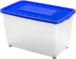 Heidrun Europlastic Heidrun Boxmania átlátszó tárolódoboz 46L gurulós (1566)