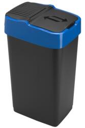 Heidrun Heidrun Szemetes billenős 18L 29x23x43cm Push Up Fekete (1341)