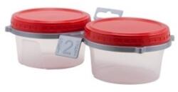 Heidrun Europlastic Heidrun Ételtároló 2 x 0, 25L 9, 5x6, 0cm csavarós tetővel (1790)