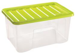 HEIDRUN Quasar átlátszó tárolódoboz 50L tetővel (1684)