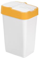Heidrun Szemetes billenős 18L 29x23x43cm Push Up Fehér (1340)