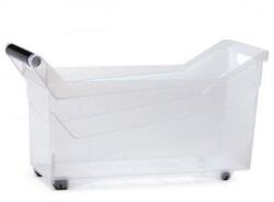 Prosperplast átlátszó tárolódoboz 17L fogantyús, görgős (NUK4L)