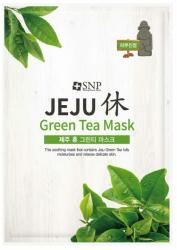 SNP Mască calmantă cu ceai verde, din țesut, pentru față - SNP Jeju Rest Green Tea Mask 22 ml