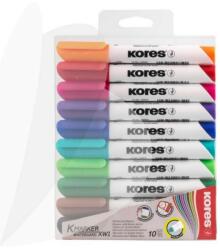 Kores Marker whiteboard Kores set 10 culori (KO20800)
