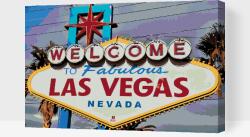 Festés számok szerint - Las Vegas Méret: 40x60cm, Keretezés: Keret nélkül (csak a vászon)