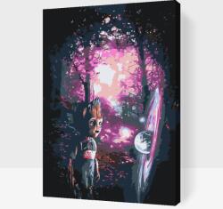  Festés számok szerint - Groot az erdőben Méret: 40x60cm, Keretezés: Keret nélkül (csak a vászon)