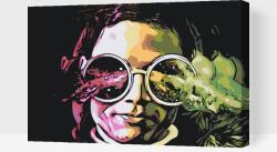  Festés számok szerint - Őrült tekintet Méret: 40x60cm, Keretezés: Keret nélkül (csak a vászon)
