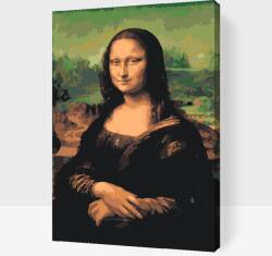  Festés számok szerint - Leondardo da Vinci: Mona Lisa Méret: 40x60cm, Keretezés: Keret nélkül (csak a vászon)
