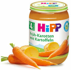 Hipp пюре БИО Ранни моркови с картофи - 190 г