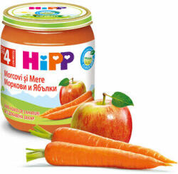 Hipp пюре БИО Моркови с ябълки - 125 г