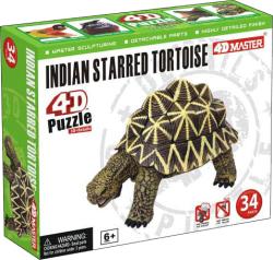 4D Master Indiai Csillagteknős 4D puzzle 34 db-os (26496)