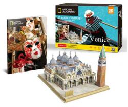CubicFun Szent Márk tér, Velence 3D puzzle National Geographic fotóalbummal 107 db-os (DS0980)