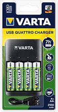 VARTA Value USB Quattro töltő, 4 x 2100mAh akkuval (57652101451)
