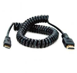 Atomos COILED MICRO to FULL HDMI Cable (50cm) (ATOMCAB014)