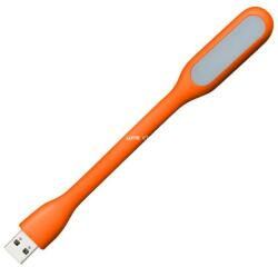 PREZENT Mini USB LED lámpa, hidegfehér, narancssárga színű (USB Light) (1625)