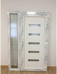  Hidas II műanyag Bejárati ajtó fix oldalvilágítóval 138x208cm - fehér (hidas_ii_muanyag_ajto_feher_oldalvilagitoval)
